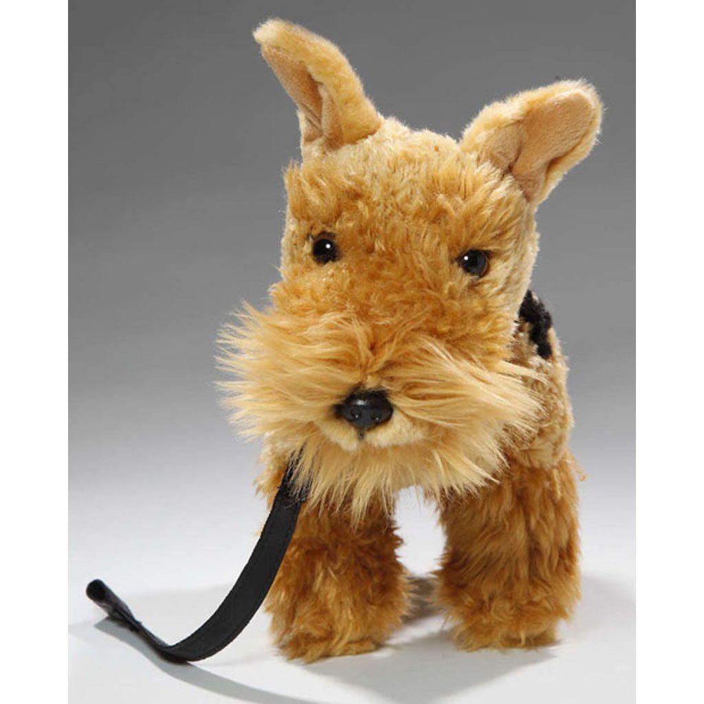 Airedale terrier store plush toy